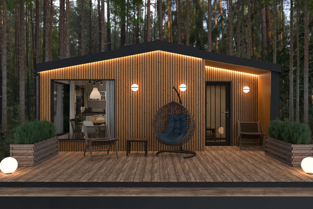 Эко-дом в лесу