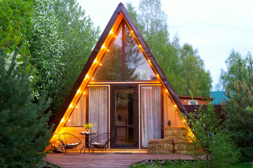 Дом в стиле А-фрейм