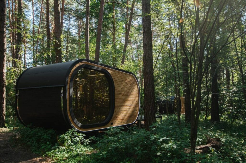 Глэмпинг. Модульный дом