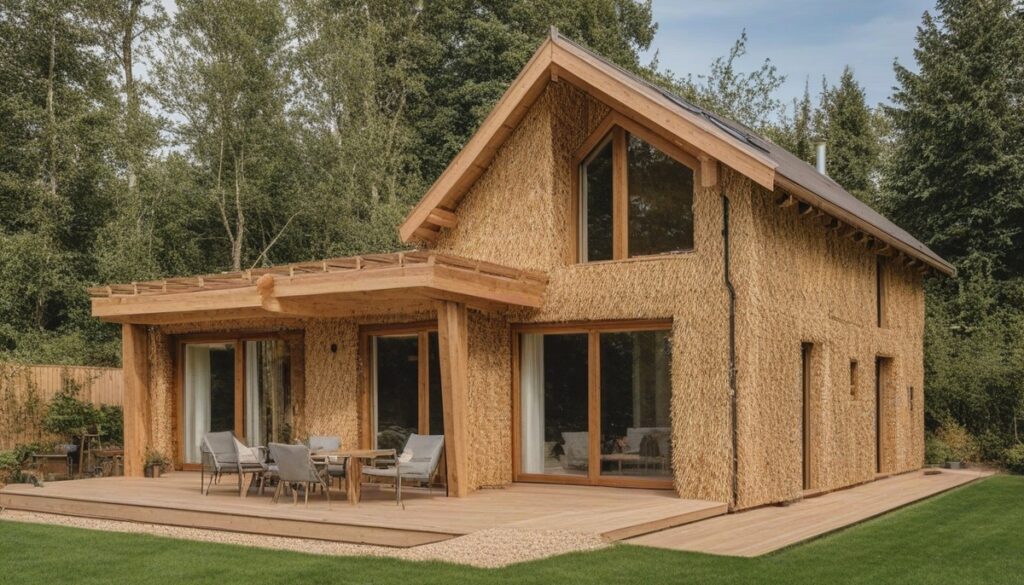 Эко-дом из соломенных блоков