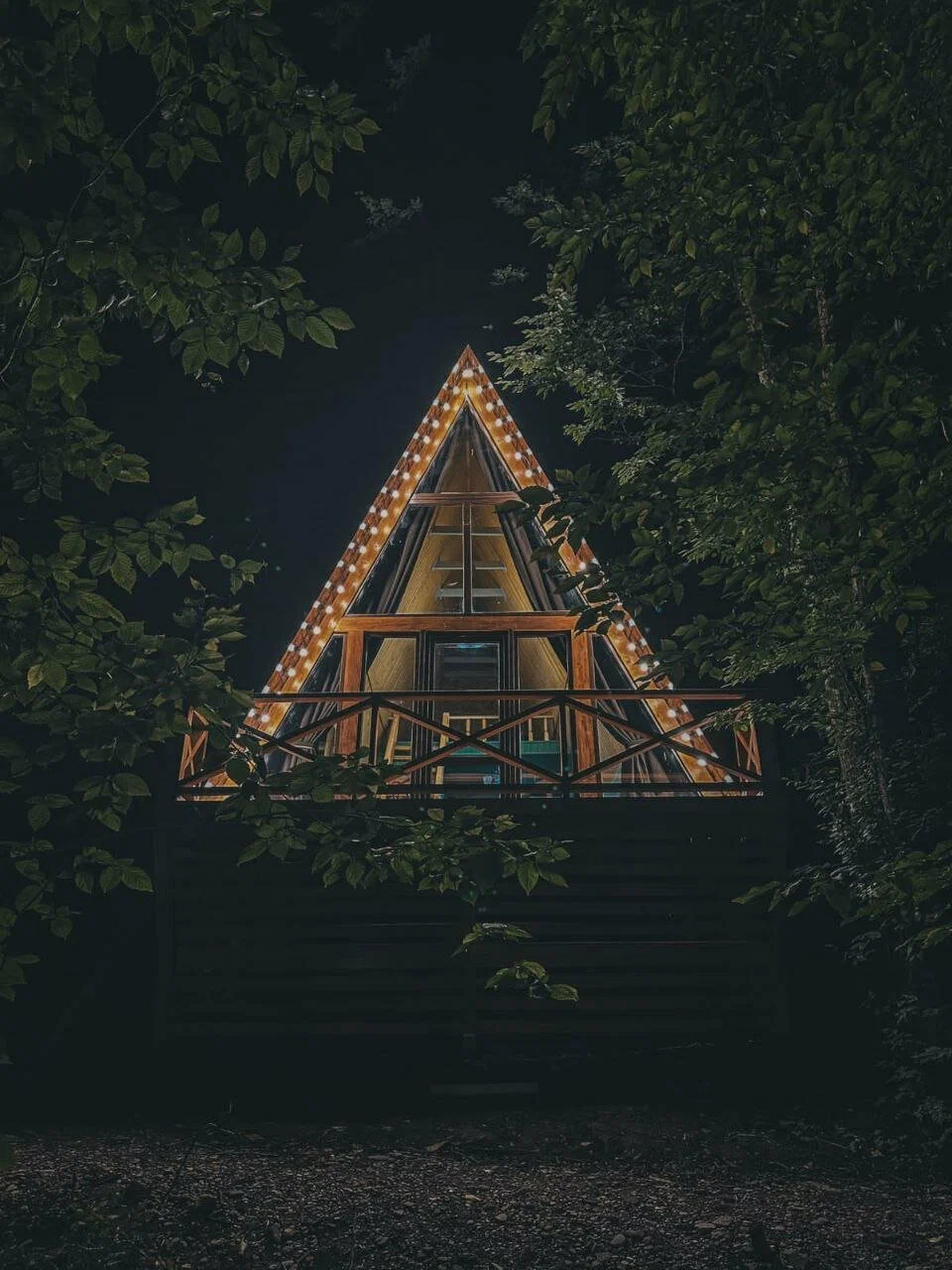 Дом в стиле А-фрейм