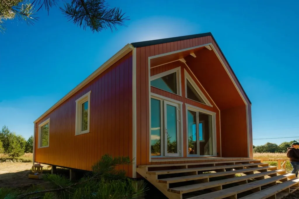 Красный барнхаус