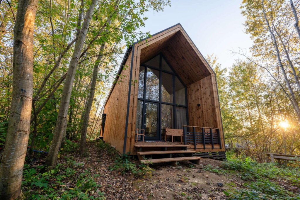 Барнхаус в лесу