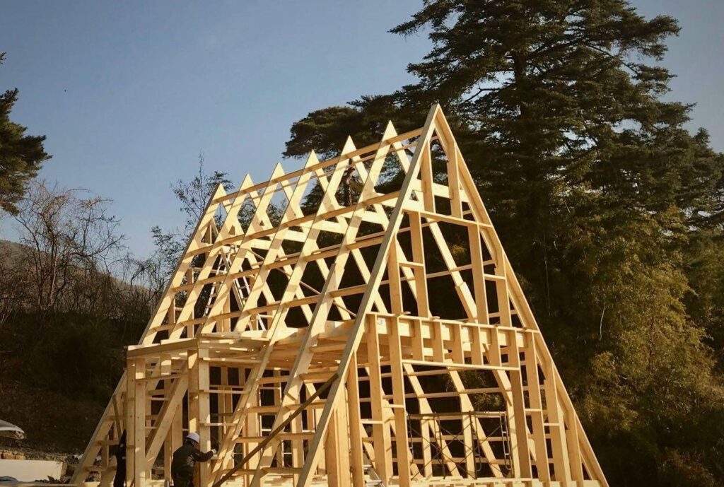 Конструкция А-фрейм дома
