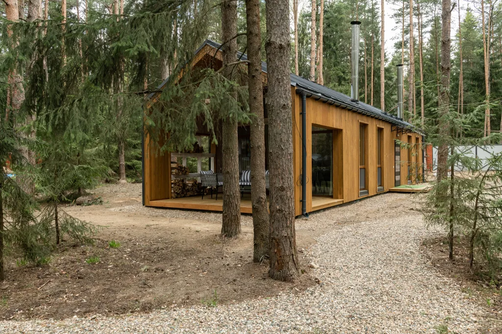 Барнхаус в лесу