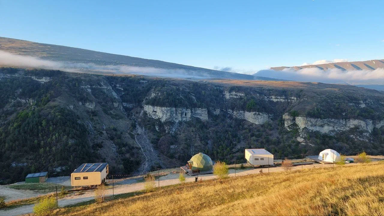 Глэмпинг в горах