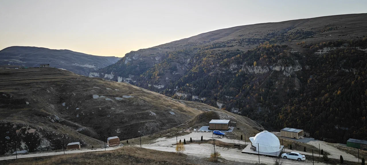 Глэмпинг в горах