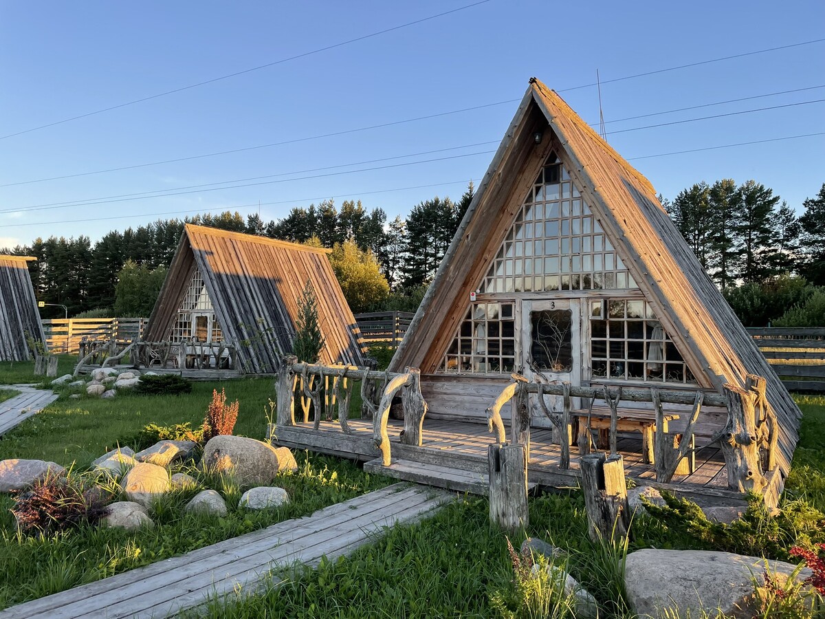 Дома в стиле А-фрейм