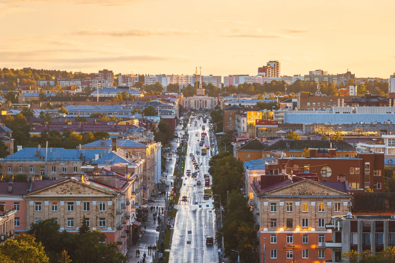 Петрозаводск. Вид сверху
